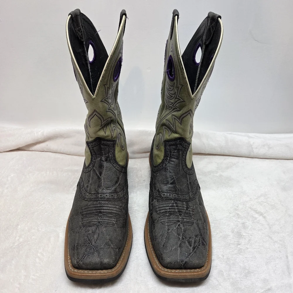 Ariat 10011808 Heritage Roughstock Western Leather Cowboy Mens Boots Size 9 - Picture 4 of 14